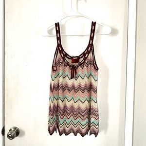 Missoni multicolored tank top